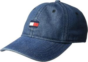 Мужская хлопковая регулируемая бейсболка Tommy Hilfiger Ardin, Denim