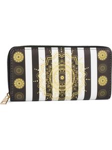 Кошелек styleBREAKER, цвет schwarz/weiß/gold