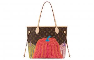 LOUIS VUITTON Сумка LV X YK Neverfull MM с тыквенным принтом