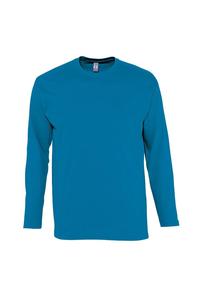 Футболка с длинным рукавом «Монарх» SOL'S, синий