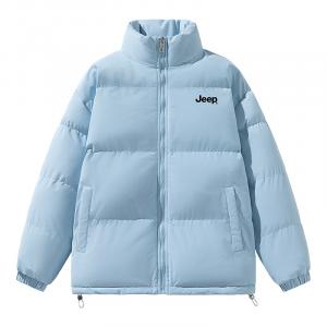 Пуховик Unisex Stand Collar Moderate Padded Jeep, sky синий