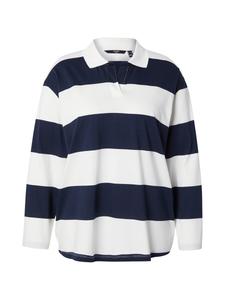 Рубашка Vero Moda Curve VMCMOLLY, темно-синий/белый