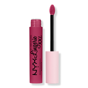 Жидкая матовая помада Lip Lingerie XXL, стойкая NYX Professional Makeup, Staying Juicy (deep magenta)