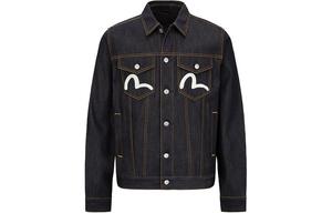 Джинсовая куртка мужская джинсовая синяя Evisu, синий