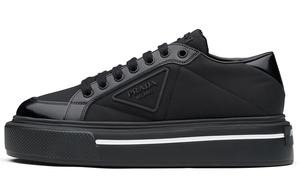 Кроссовки женские Prada Skateboard Macro, черный