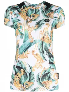 Футболка с нашивкой-логотипом Plein Sport, зеленый