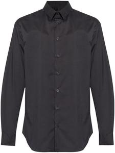 Рубашка Giorgio Armani с классическим воротником, черный