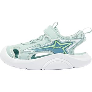 Детские сандалии с низким верхом, устойчивые к скольжению, для детей от 3 до 7 лет QIAODAN, серый/синий