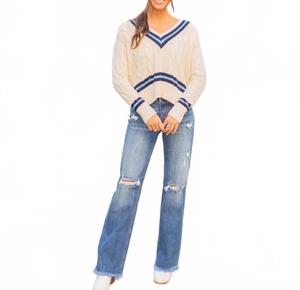 Свитер Emory кремовый OLIVACEOUS