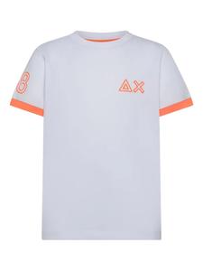 Футболка из хлопка Sun 68 Kids, белый