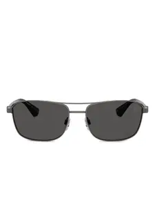 Солнцезащитные очки в прямоугольной оправе Burberry Eyewear, серый