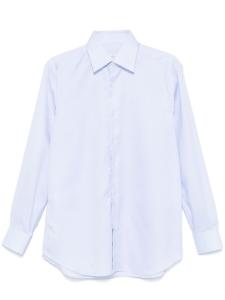 Brioni поплиновая рубашка, синий