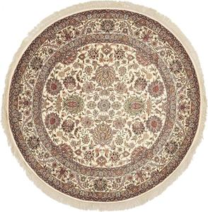 Ковер SAFAVIEH, 244 x 244 см, Royal Kerman Collection Ivory / Ivory RK10A ручной работы традиционный премиум шерстяной