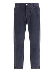 Вельветовые джинсы с пятью карманами PT Torino, синий