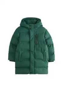 Зимнее пальто-пуховик удлиненного кроя стандартного размера Next, Khaki Green