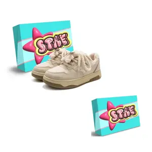 STAE Женские нескользящие легкие низкие скейтерские туфли Box Included бежевые, цвет Beige