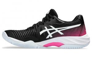 Футболка Netburner Ballistic Ff 3 'Black Hot Pink' женская Asics, черно-красная