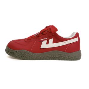 WARRIOR Амортизирующие, дышащие, увеличивающие рост низкие повседневные туфли женские, красно-бежевые