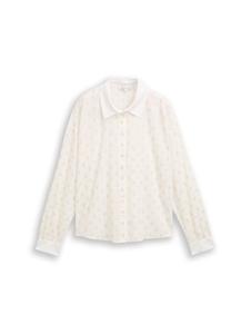 Блуза TOM TAILOR DENIM, от белого