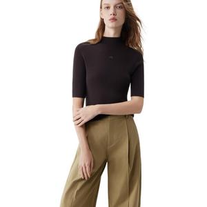 Трикотажная водолазка Women's Half Turtleneck Moderate Others ELLE, темно-коричневый