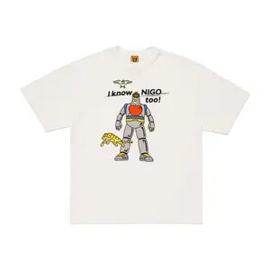 Футболка I KNOW NIGO TOO Unisex HUMAN MADE, белый