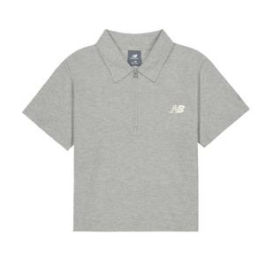 New Balance Поло для женщин Medium серый