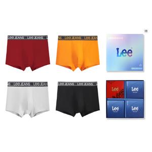 Трусы мужские 4 штуки подарочный набор Lee, черный