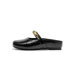 FIVE PLUS Закрытые тапочки женские черные, цвет Black