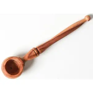 BERARD FRANCE 1892 сервировочная ложка, (1 шт.), оливковое дерево, экологически чистая, 20 см, каждая деталь уникальна, цвет holzfarben/rot