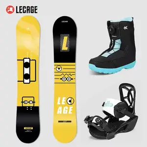 Детский сноуборд LECAIGE All-Mountain, набор Square-Shaped с экипировкой, 100 см