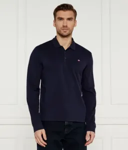 Поло EALIS regular fit Napapijri, темно-синий