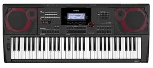 Портативный синтезатор Casio CTX5000 с 61 клавишей и сенсорной чувствительностью, комплектуется блоком питания