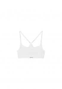 Бюстгальтер ARMEDANGELS Bralette Bra TOVAA RIB, белый