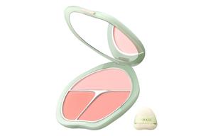 TIMAGE Contested Green Flow Jade Tricolor Blush Palette Setting, легко растушевывается, для контуринга
