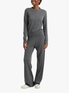 Укороченный свитшот из смеси шерсти и кашемира Chinti & Parker, Grey