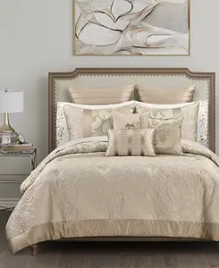 Комплект постельного белья Spectra из 3-х предметов, жаккард, двуспальный Royal Court, taupe