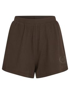 Karl Lagerfeld Брюки Regular 'Crest' в темно-коричневом цвете