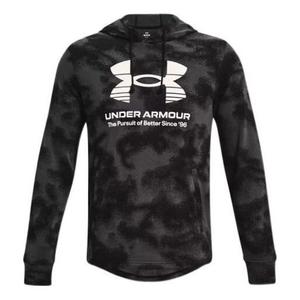 Толстовка rival terry hoodie 'grey white' Under Armour, серый