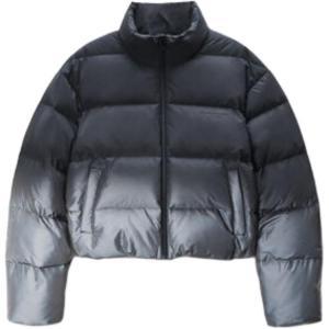 Светоотражающая пуховая куртка Alexander Wang, серебро