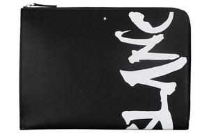Кожаный клатч мужской черный MONTBLANC