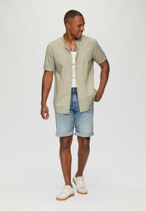 Рубашка GARMENT-DYED QS, бежевый