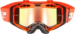 LS2 Унисекс Aura Goggle Мотокроссовые очки для шлема с Pinlock Aura Pro Goggles Черные HV Зеленые с иридиевым визором, black / orange
