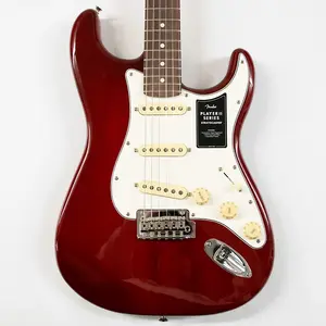 Электрогитара Fender Player II Stratocaster - Прозрачный Cherry Burst с грифом из палисандра