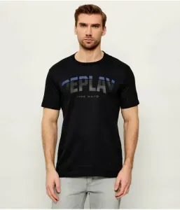 Футболка regular fit Replay, черный