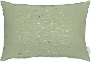 АПЕЛЬТ декоративная подушка "6301" APELT 48х48 см, золотой/зеленый