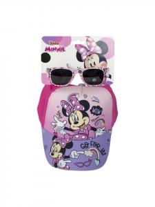 Disney Minnie Mouse Детский набор Disney Минни Маус - кепка и солнцезащитные очки для солнечных дней, фиолетовый цвет