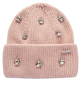 Шапка Guess, пудрово-розовый