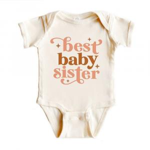 Лучшее детское боди Baby Sister The Juniper Shop, цвет Natural