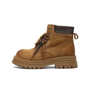 BELLE Женские ботинки Martin желто-коричнево-абрикосовые, цвет Brown