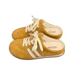 GULIA Женские противоскользящие закрытые тапочки с устойчивостью к истиранию - динамичный желтый, цвет Dynamic Yellow